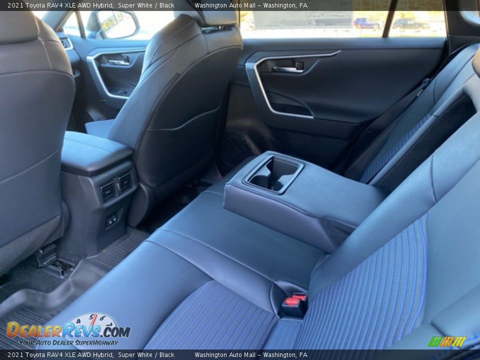 2021 Toyota RAV4 XLE AWD Hybrid Super White / Black Photo #27