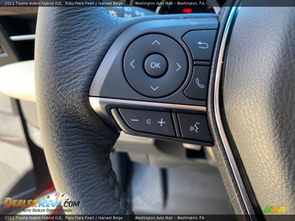 2021 Toyota Avalon Hybrid XLE Steering Wheel Photo #8