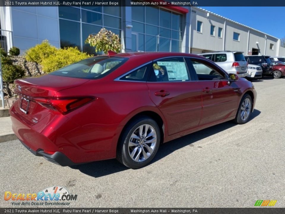 2021 Toyota Avalon Hybrid XLE Ruby Flare Pearl / Harvest Beige Photo #15