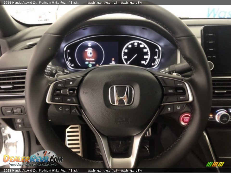 2021 Honda Accord LX Platinum White Pearl / Black Photo #8