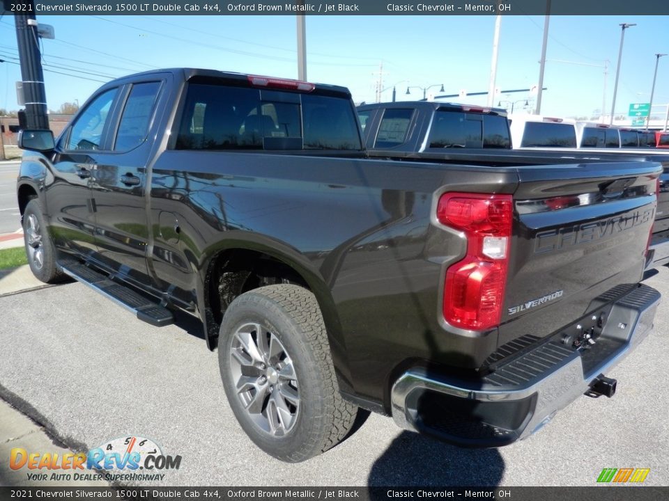 2021 Chevrolet Silverado 1500 LT Double Cab 4x4 Oxford Brown Metallic / Jet Black Photo #5