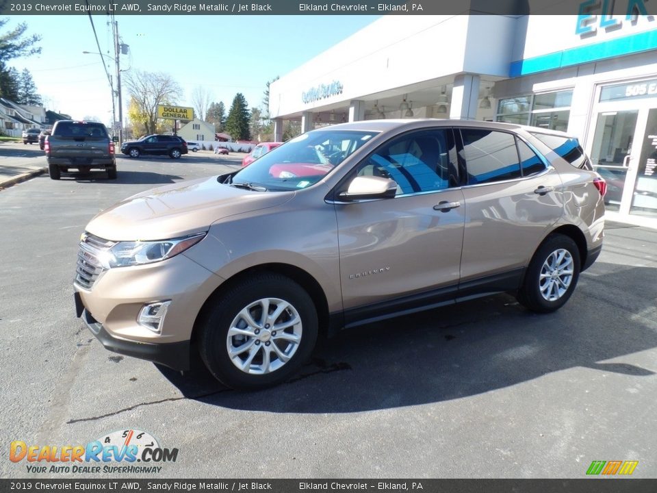 2019 Chevrolet Equinox LT AWD Sandy Ridge Metallic / Jet Black Photo #1