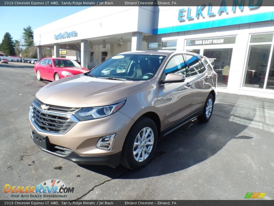 2019 Chevrolet Equinox LT AWD Sandy Ridge Metallic / Jet Black Photo #2
