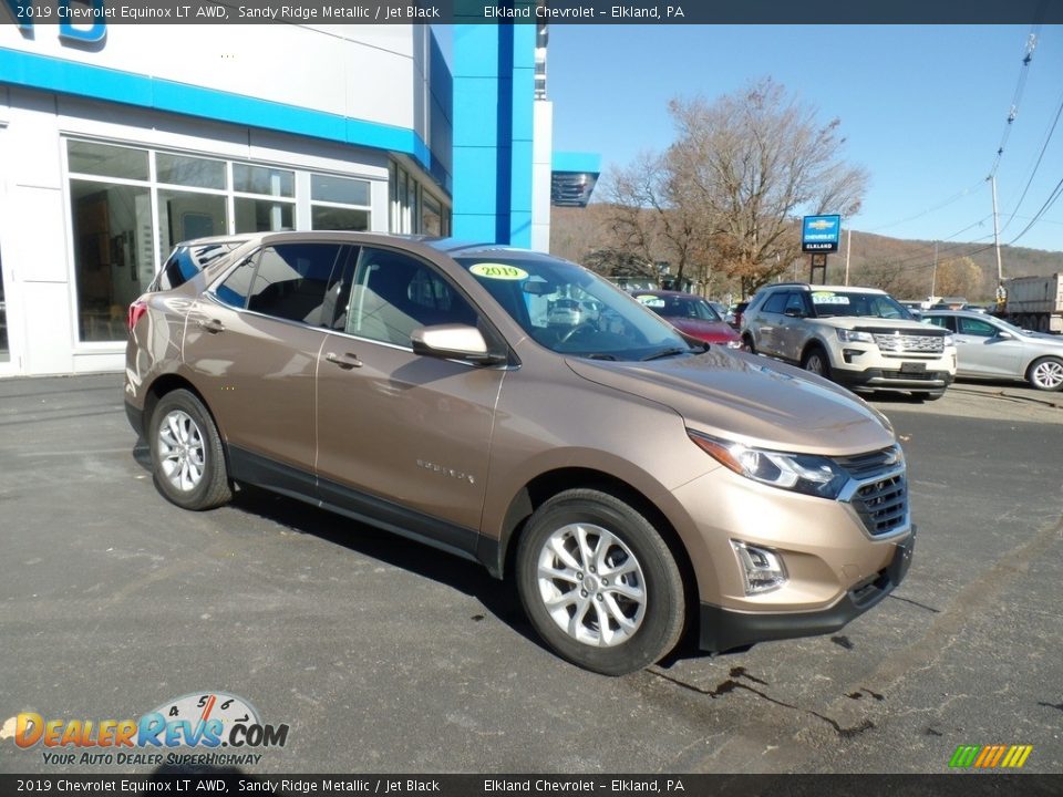 2019 Chevrolet Equinox LT AWD Sandy Ridge Metallic / Jet Black Photo #5