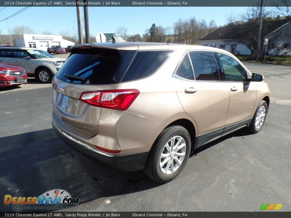 2019 Chevrolet Equinox LT AWD Sandy Ridge Metallic / Jet Black Photo #7