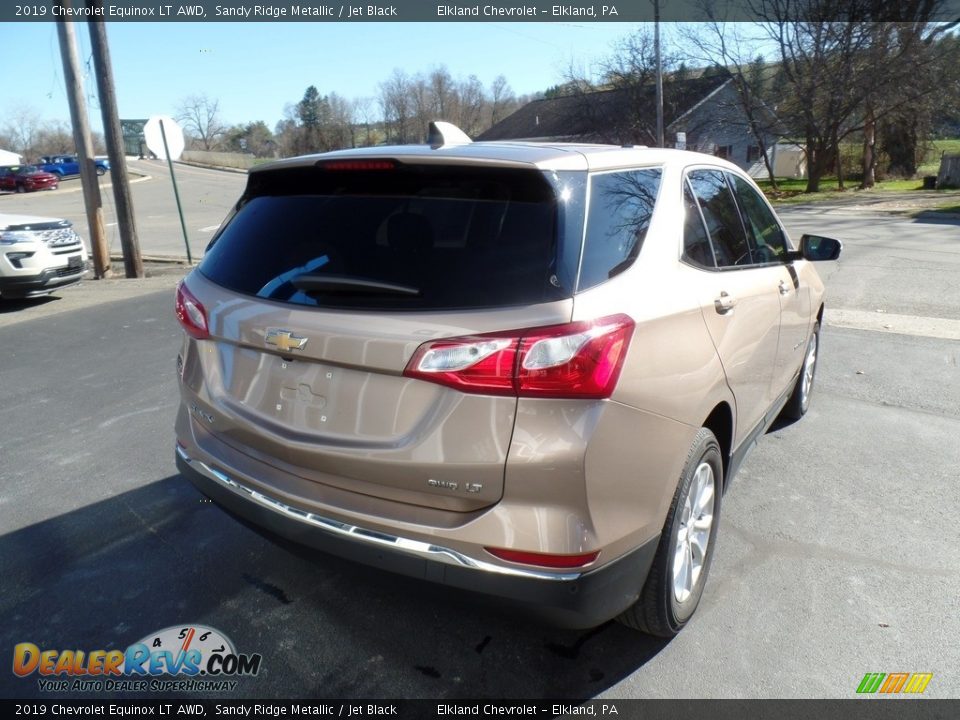 2019 Chevrolet Equinox LT AWD Sandy Ridge Metallic / Jet Black Photo #8