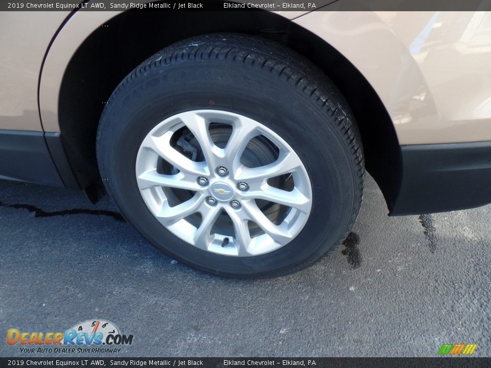 2019 Chevrolet Equinox LT AWD Sandy Ridge Metallic / Jet Black Photo #12