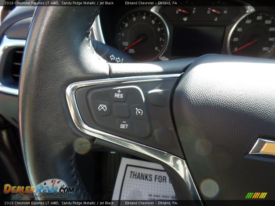 2019 Chevrolet Equinox LT AWD Sandy Ridge Metallic / Jet Black Photo #22
