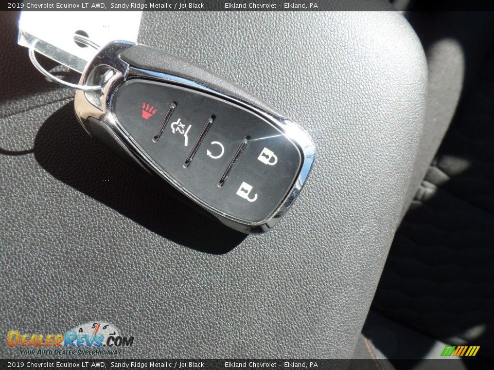 2019 Chevrolet Equinox LT AWD Sandy Ridge Metallic / Jet Black Photo #24