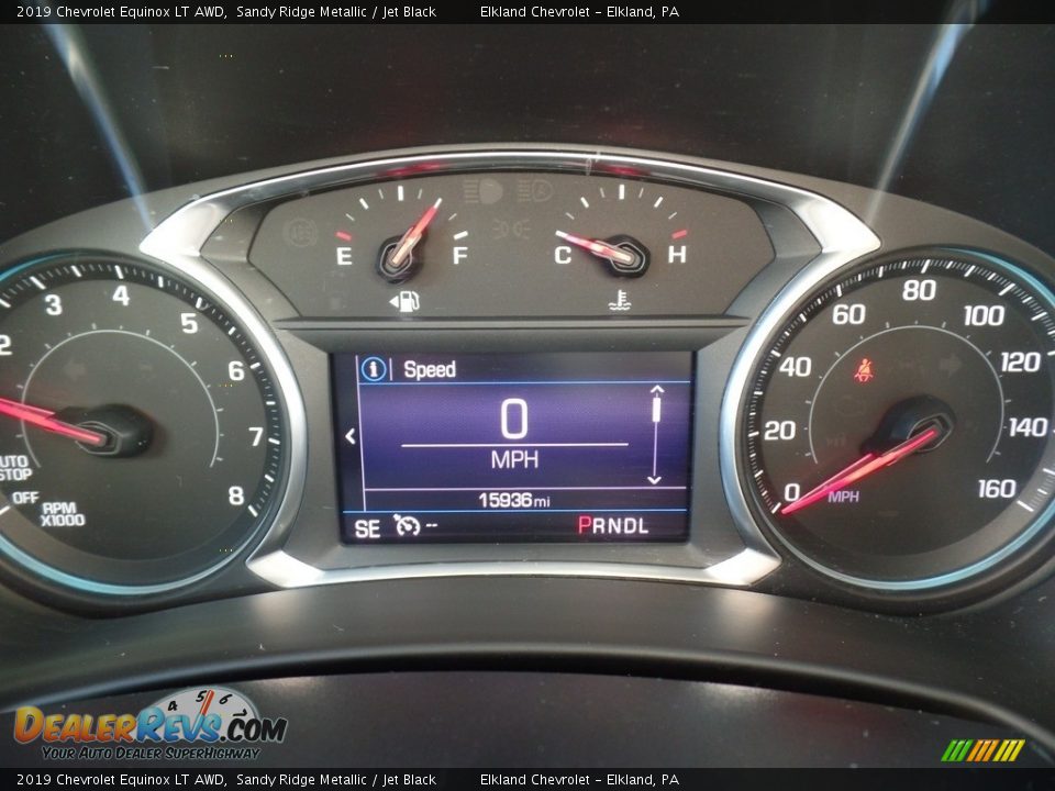 2019 Chevrolet Equinox LT AWD Sandy Ridge Metallic / Jet Black Photo #25