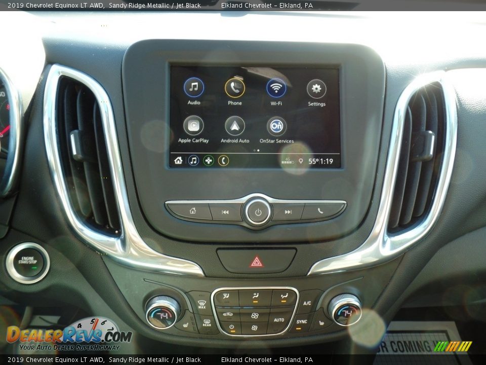 2019 Chevrolet Equinox LT AWD Sandy Ridge Metallic / Jet Black Photo #26