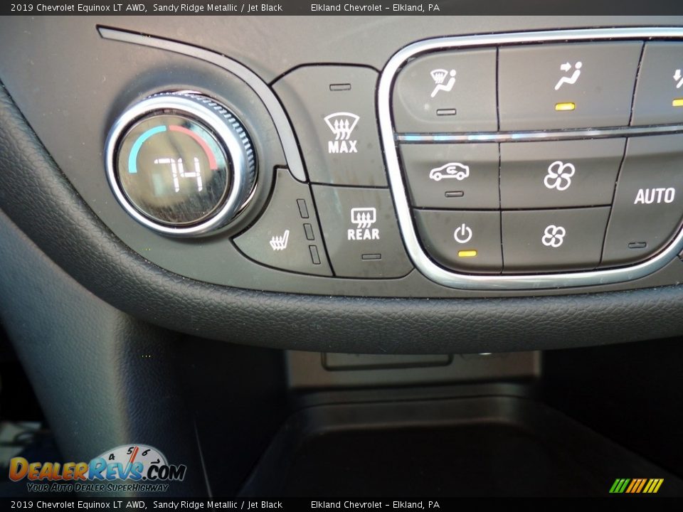 2019 Chevrolet Equinox LT AWD Sandy Ridge Metallic / Jet Black Photo #30