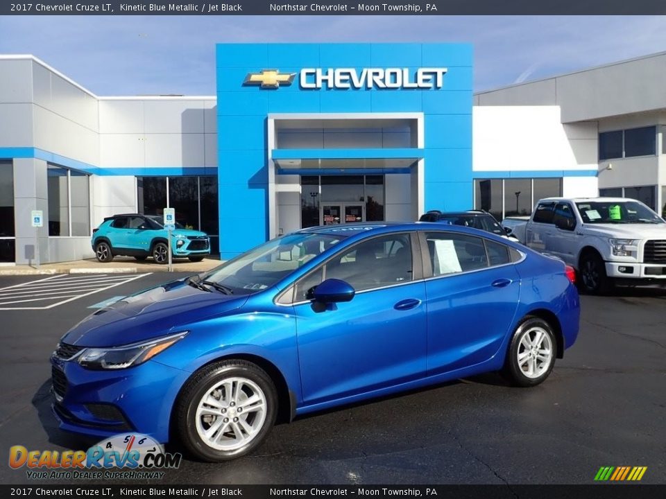 2017 Chevrolet Cruze LT Kinetic Blue Metallic / Jet Black Photo #1