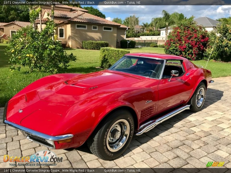 1971 Chevrolet Corvette Stingray Coupe Mille Miglia Red / Black Photo #1