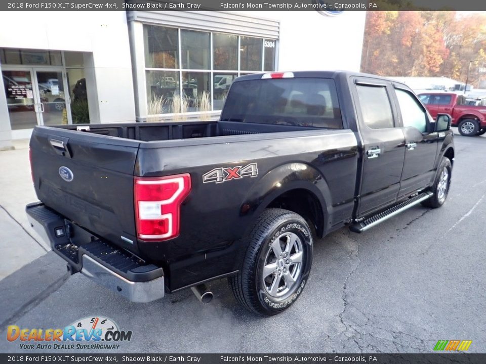 2018 Ford F150 XLT SuperCrew 4x4 Shadow Black / Earth Gray Photo #2