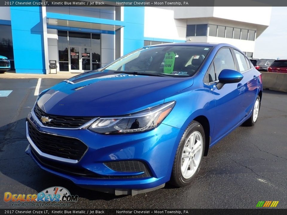 2017 Chevrolet Cruze LT Kinetic Blue Metallic / Jet Black Photo #2