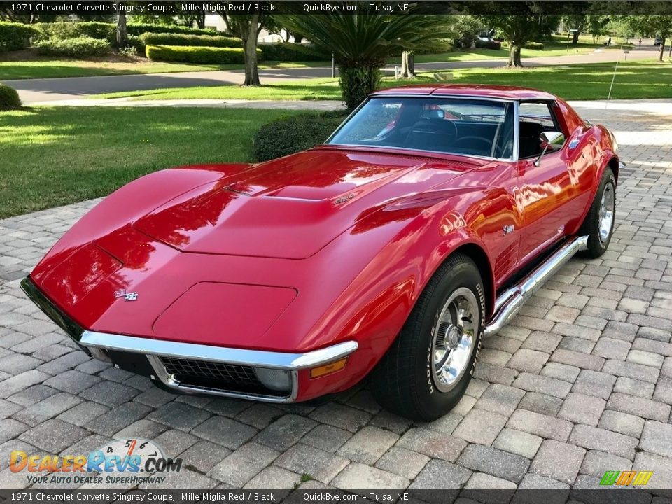1971 Chevrolet Corvette Stingray Coupe Mille Miglia Red / Black Photo #2