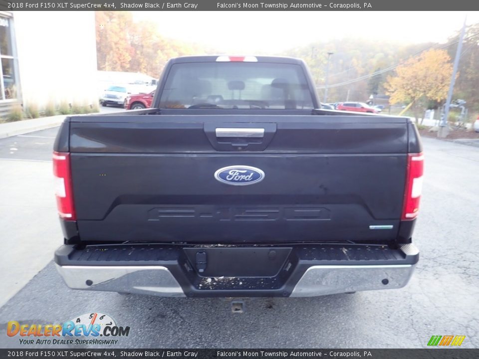 2018 Ford F150 XLT SuperCrew 4x4 Shadow Black / Earth Gray Photo #3