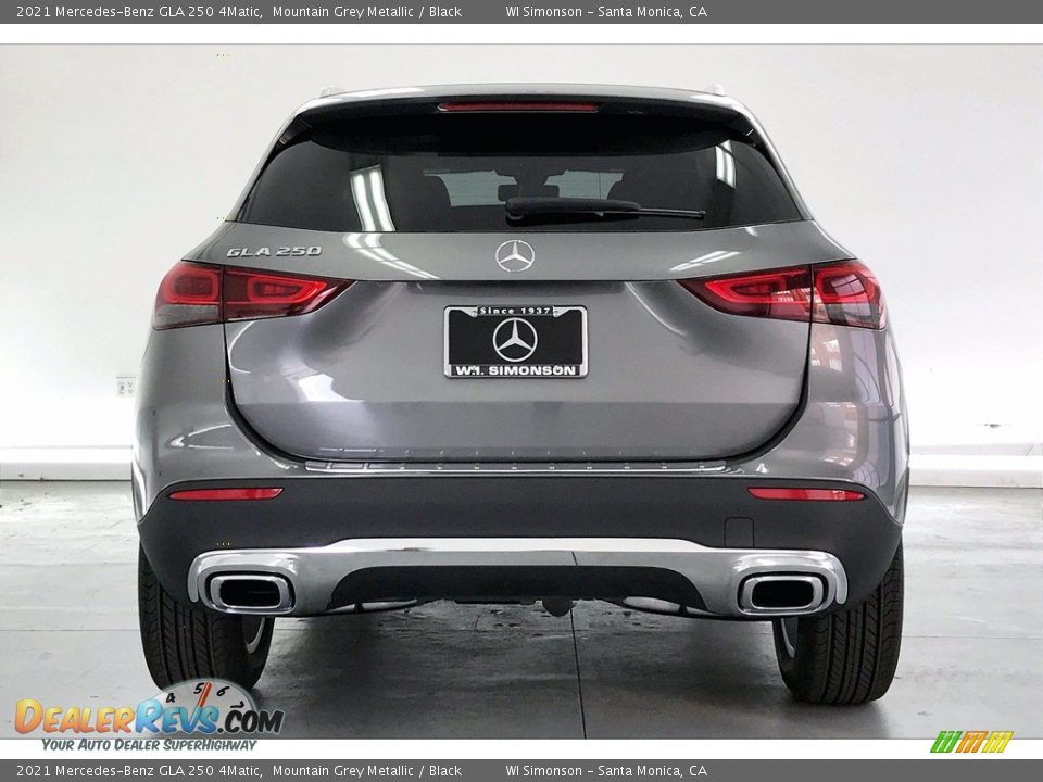 2021 Mercedes-Benz GLA 250 4Matic Mountain Grey Metallic / Black Photo #3