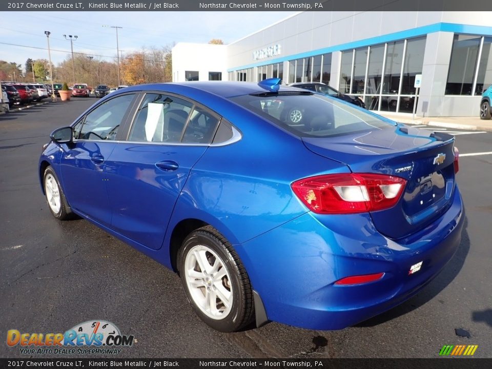 2017 Chevrolet Cruze LT Kinetic Blue Metallic / Jet Black Photo #4