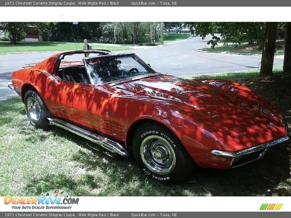 1971 Chevrolet Corvette Stingray Coupe Mille Miglia Red / Black Photo #6