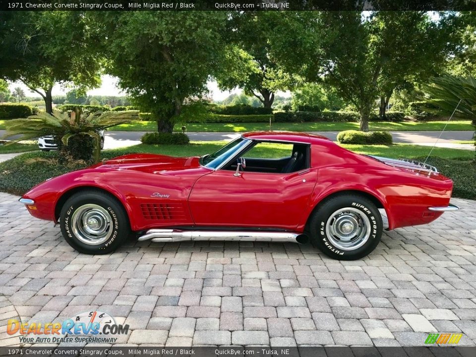 1971 Chevrolet Corvette Stingray Coupe Mille Miglia Red / Black Photo #7