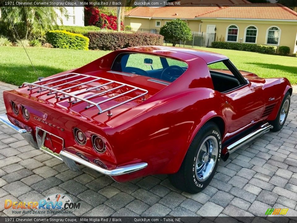 1971 Chevrolet Corvette Stingray Coupe Mille Miglia Red / Black Photo #9