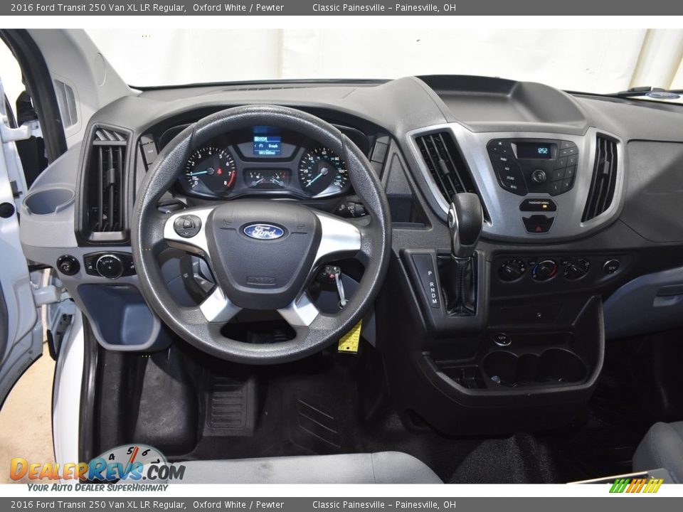 Dashboard of 2016 Ford Transit 250 Van XL LR Regular Photo #13