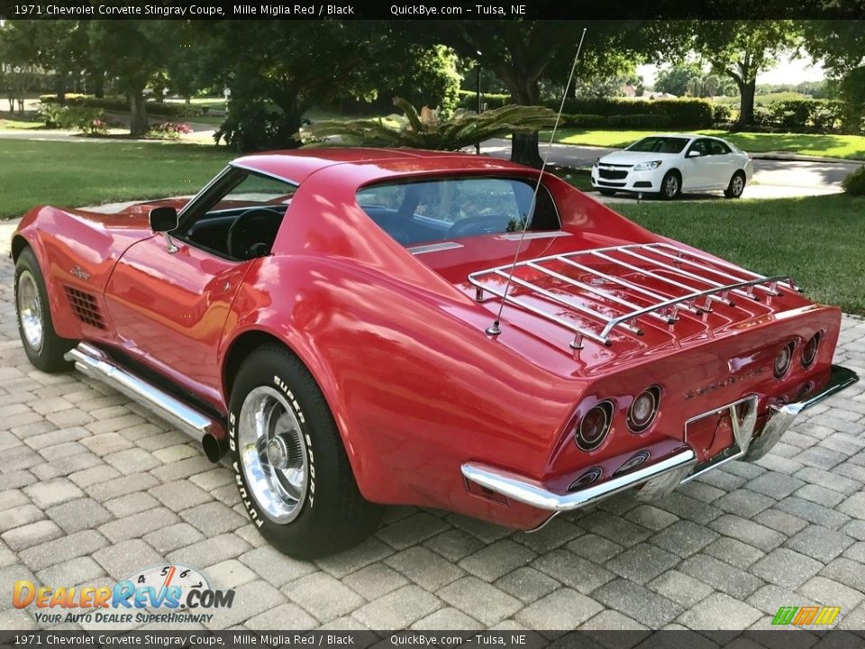 1971 Chevrolet Corvette Stingray Coupe Mille Miglia Red / Black Photo #11