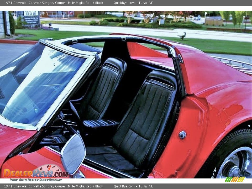 1971 Chevrolet Corvette Stingray Coupe Mille Miglia Red / Black Photo #12