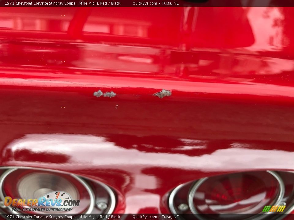 1971 Chevrolet Corvette Stingray Coupe Mille Miglia Red / Black Photo #20