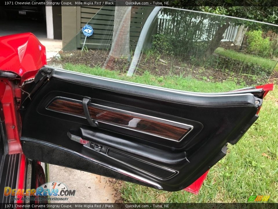 1971 Chevrolet Corvette Stingray Coupe Mille Miglia Red / Black Photo #23