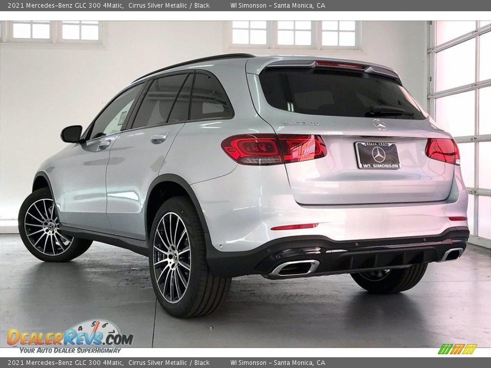 2021 Mercedes-Benz GLC 300 4Matic Cirrus Silver Metallic / Black Photo #2