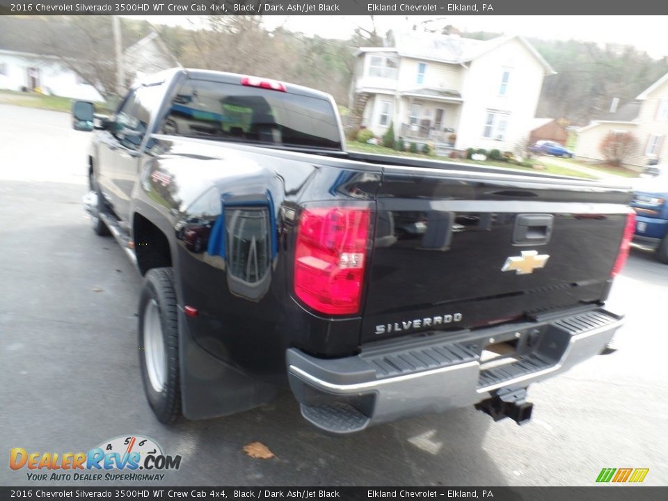 2016 Chevrolet Silverado 3500HD WT Crew Cab 4x4 Black / Dark Ash/Jet Black Photo #9