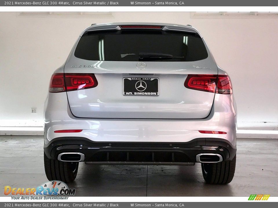 2021 Mercedes-Benz GLC 300 4Matic Cirrus Silver Metallic / Black Photo #3