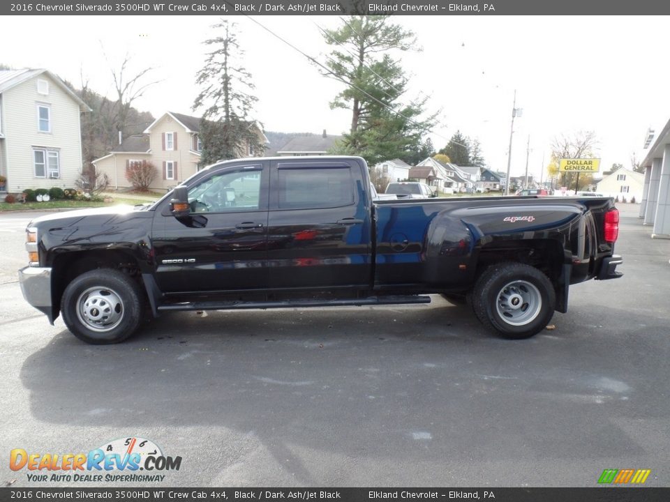 Black 2016 Chevrolet Silverado 3500HD WT Crew Cab 4x4 Photo #10