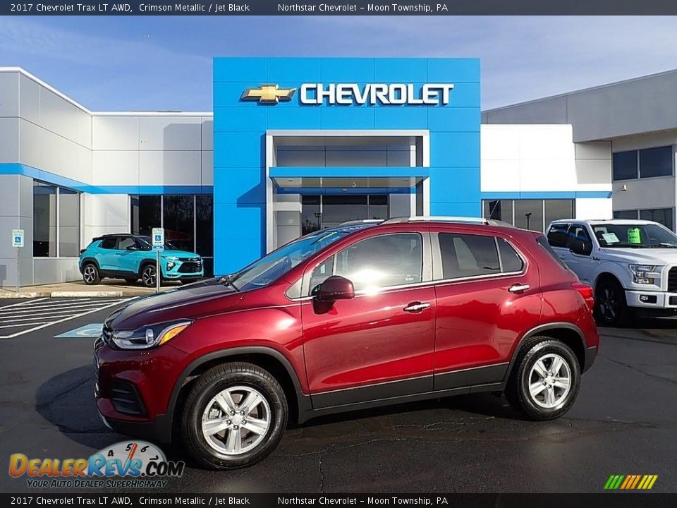 2017 Chevrolet Trax LT AWD Crimson Metallic / Jet Black Photo #1