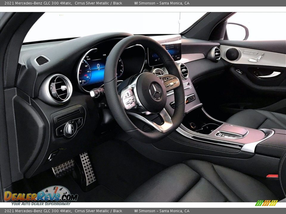 2021 Mercedes-Benz GLC 300 4Matic Cirrus Silver Metallic / Black Photo #4