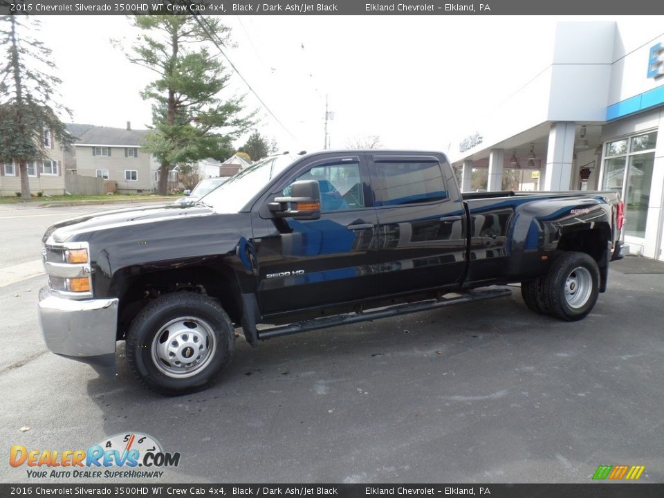 Front 3/4 View of 2016 Chevrolet Silverado 3500HD WT Crew Cab 4x4 Photo #11