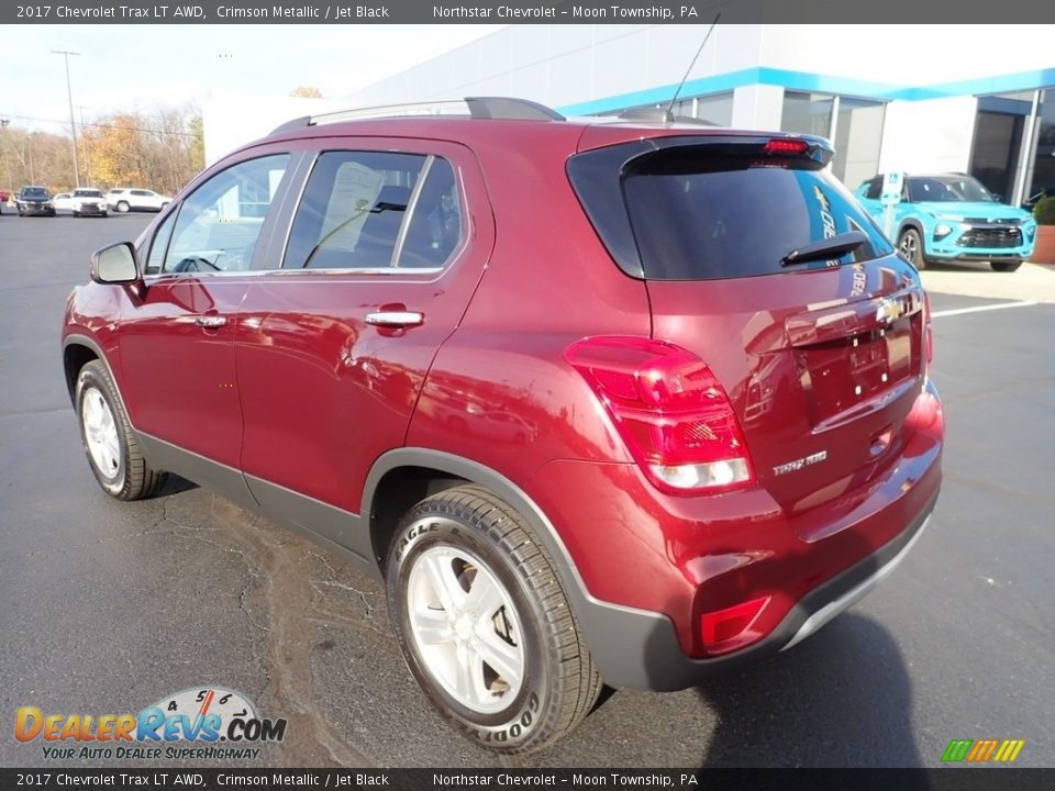 2017 Chevrolet Trax LT AWD Crimson Metallic / Jet Black Photo #4