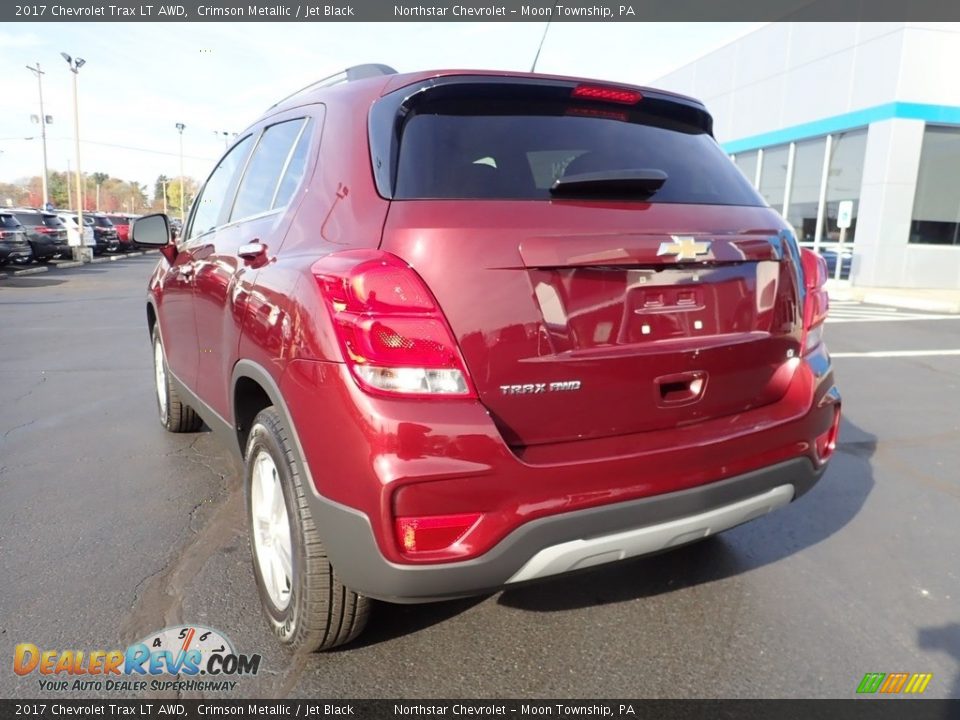 2017 Chevrolet Trax LT AWD Crimson Metallic / Jet Black Photo #5