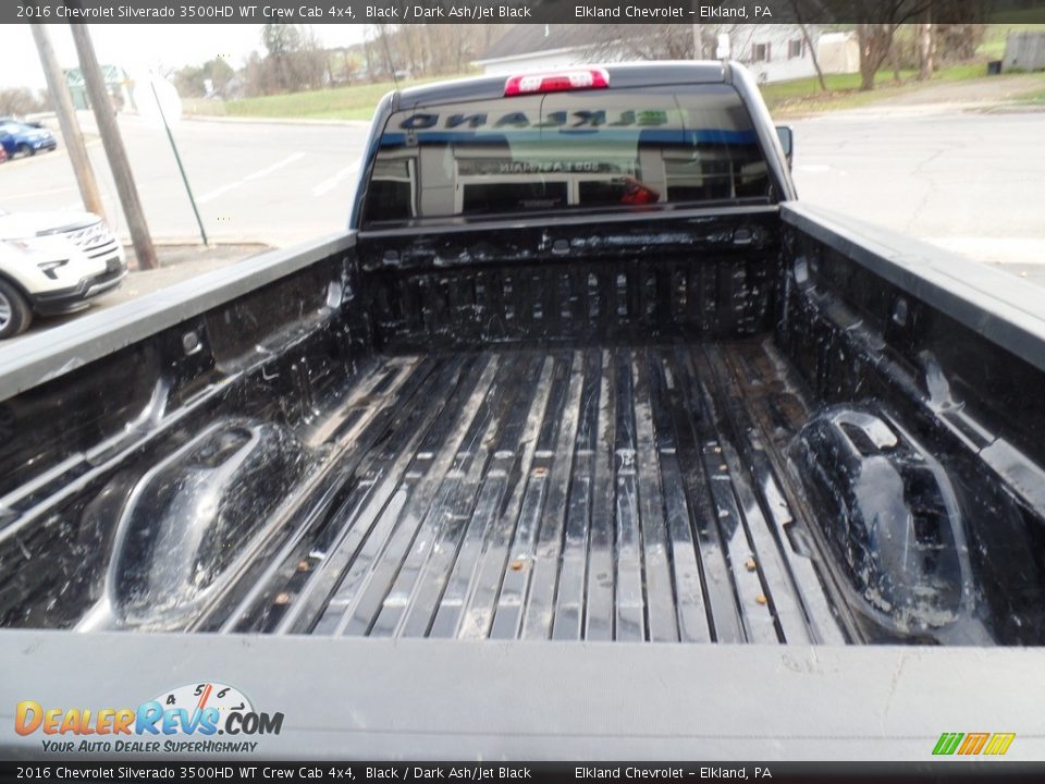 2016 Chevrolet Silverado 3500HD WT Crew Cab 4x4 Black / Dark Ash/Jet Black Photo #15