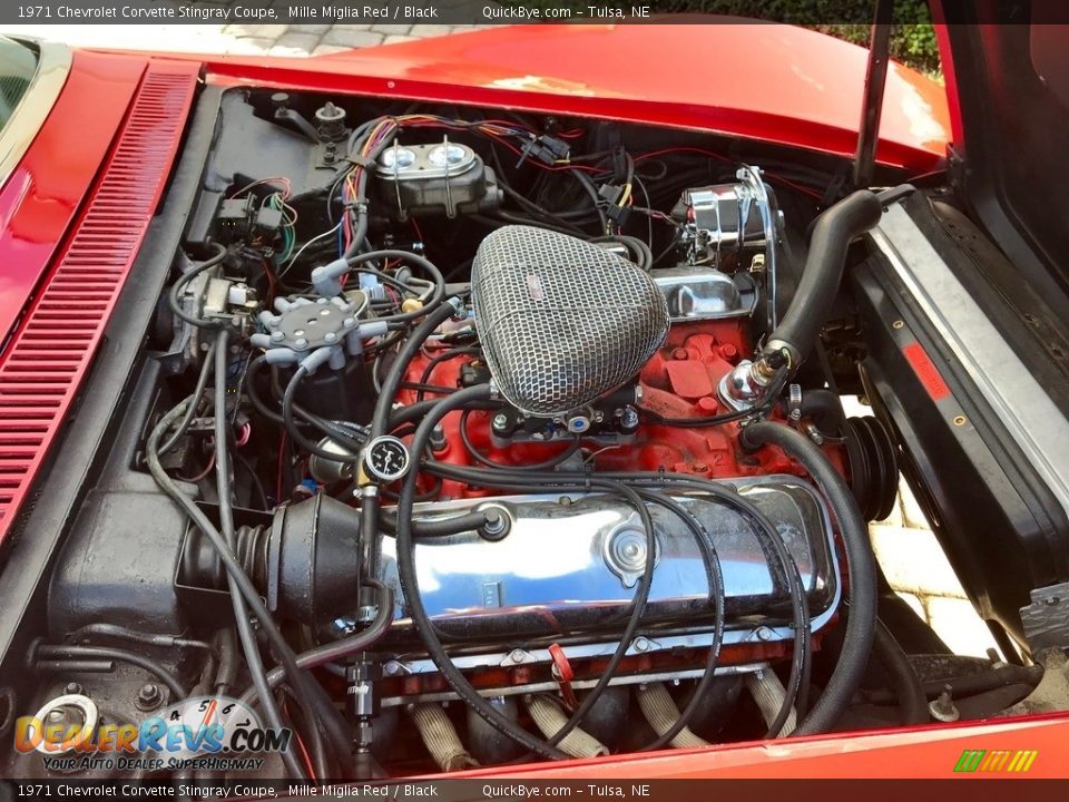 1971 Chevrolet Corvette Stingray Coupe Mille Miglia Red / Black Photo #36