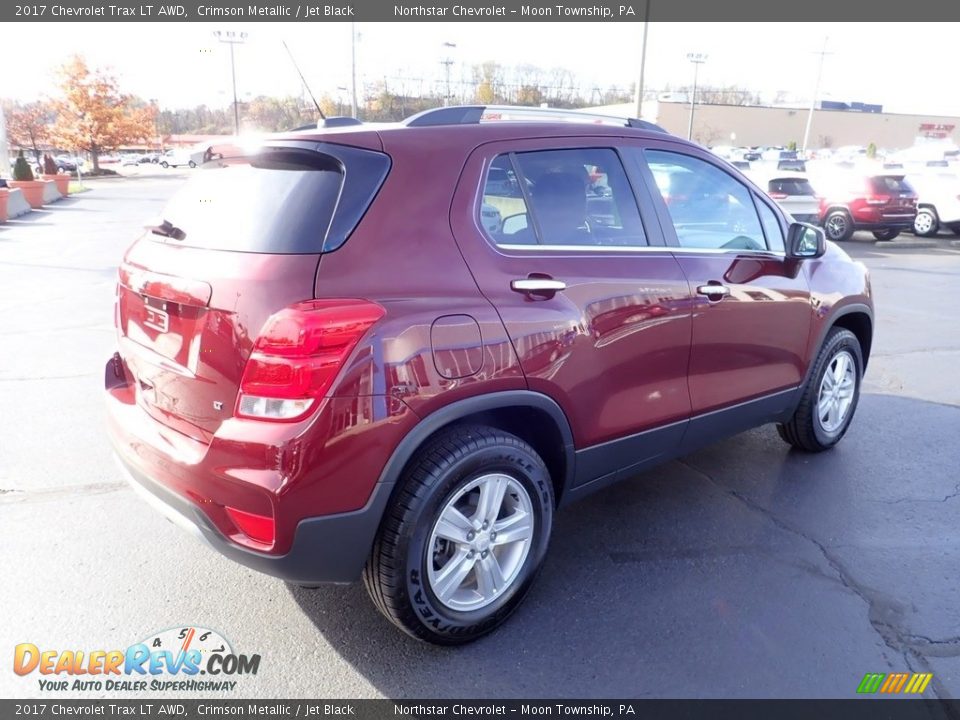 2017 Chevrolet Trax LT AWD Crimson Metallic / Jet Black Photo #9