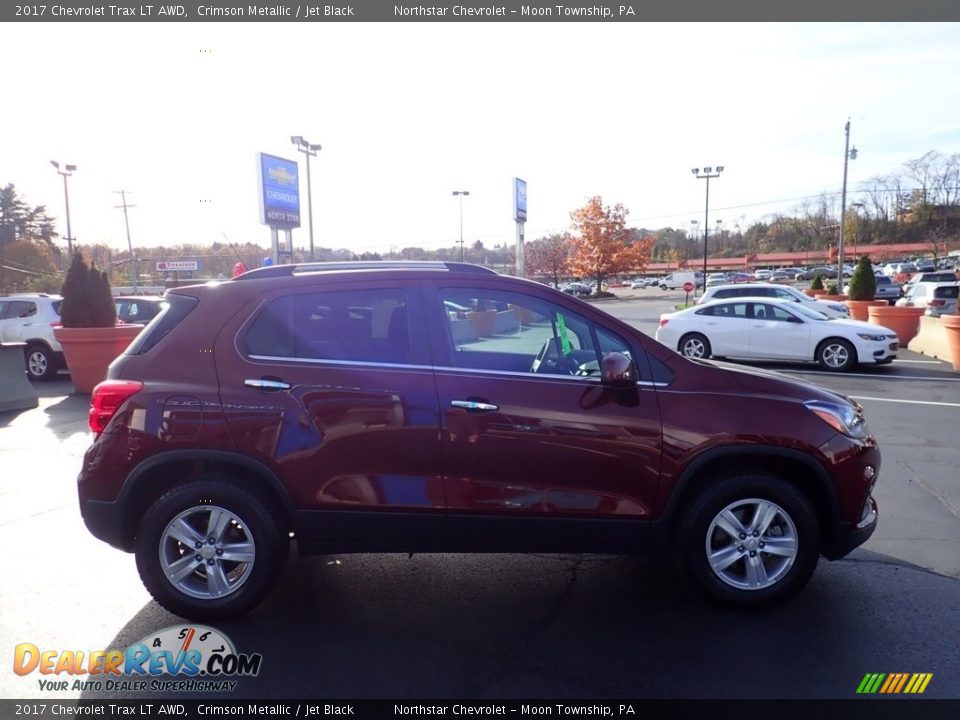 2017 Chevrolet Trax LT AWD Crimson Metallic / Jet Black Photo #10