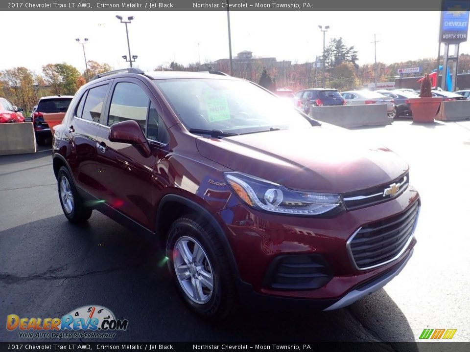 2017 Chevrolet Trax LT AWD Crimson Metallic / Jet Black Photo #11