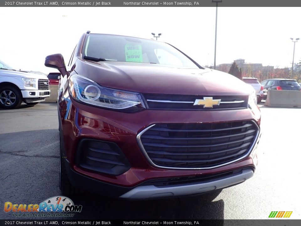 2017 Chevrolet Trax LT AWD Crimson Metallic / Jet Black Photo #12