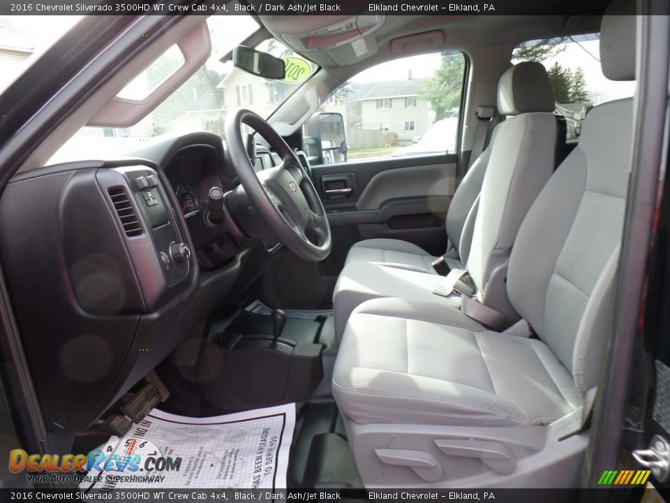 Front Seat of 2016 Chevrolet Silverado 3500HD WT Crew Cab 4x4 Photo #20