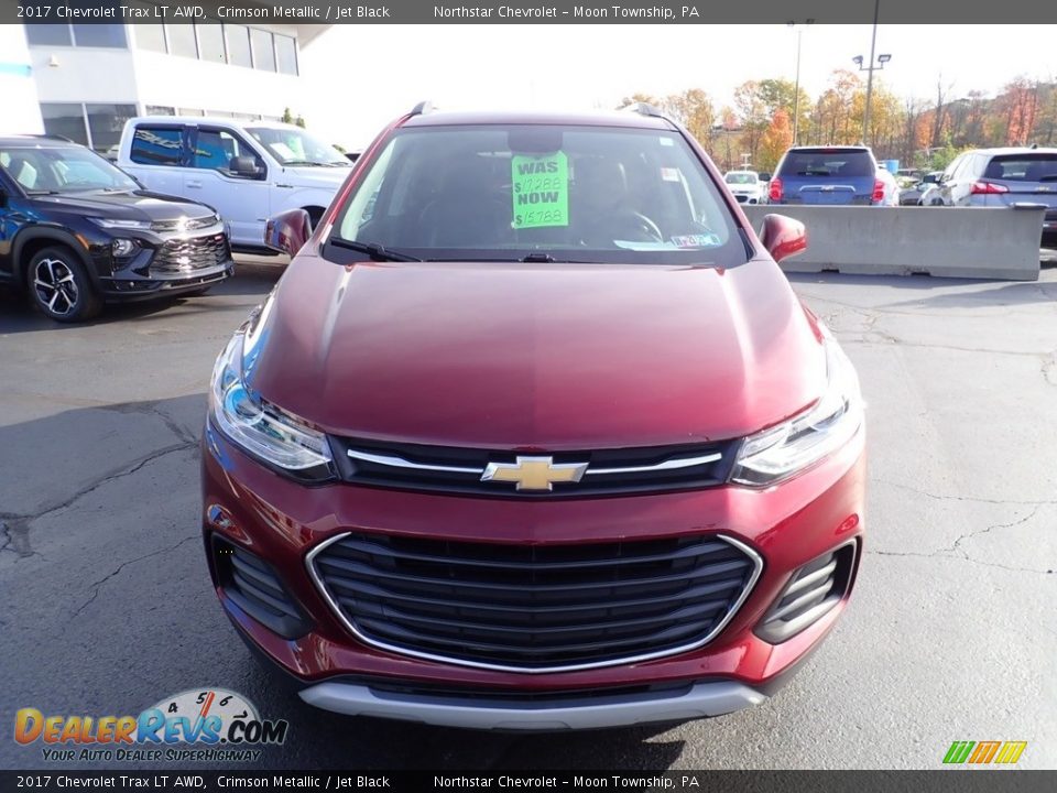 2017 Chevrolet Trax LT AWD Crimson Metallic / Jet Black Photo #13