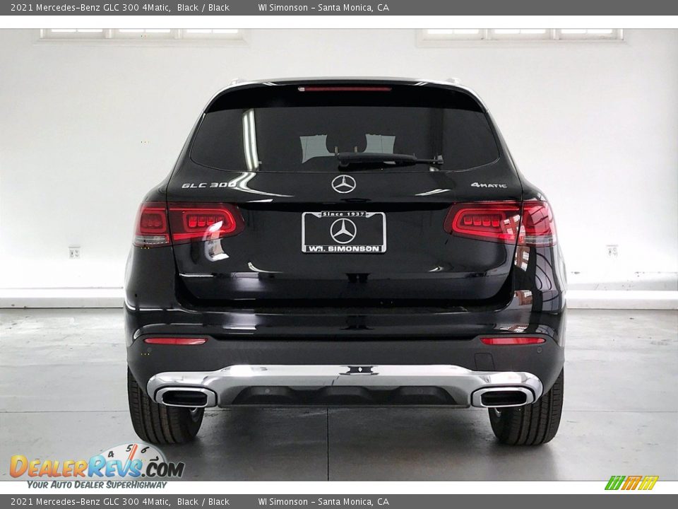 2021 Mercedes-Benz GLC 300 4Matic Black / Black Photo #3